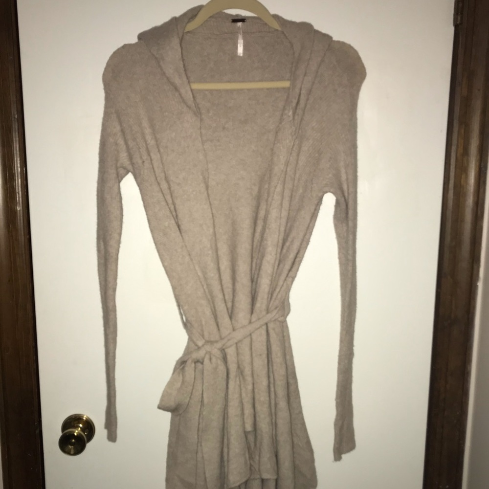 Free People Belted Cardigan